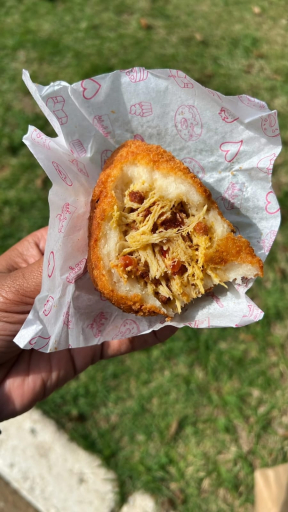 Coxinha Crocante Frango Com Bacon