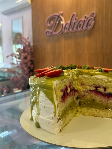 Fatia de Torta de Pistache