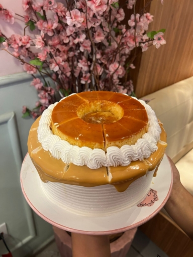 Fatia de Torta Pudim