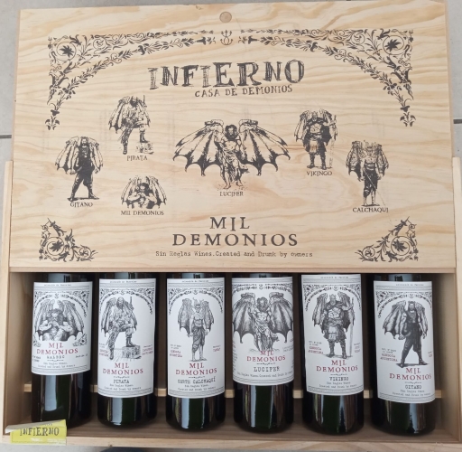 Kit Vinho Mil Demonios Com 6 Un