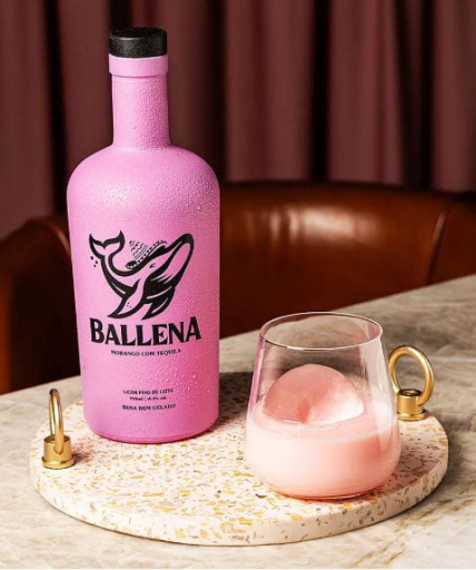 Licor Ballena Morango Com Tequila