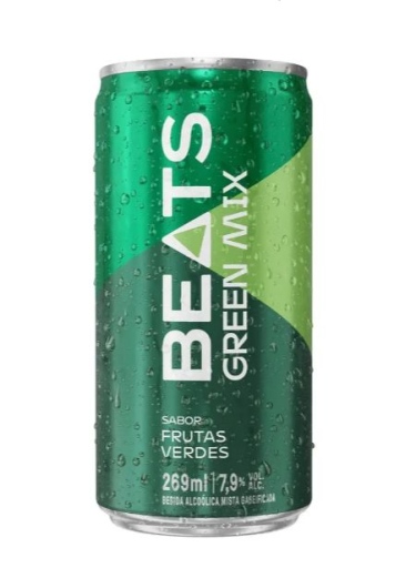 Skol Beats Green Mix Lata  269 ML