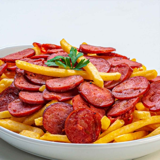 Batata Recheada de Linguiça Pura  500Gr.