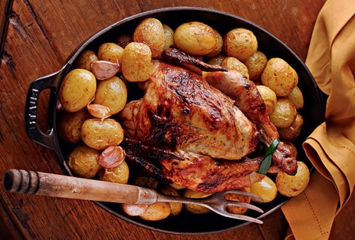 Frango Assado Com Batatinha