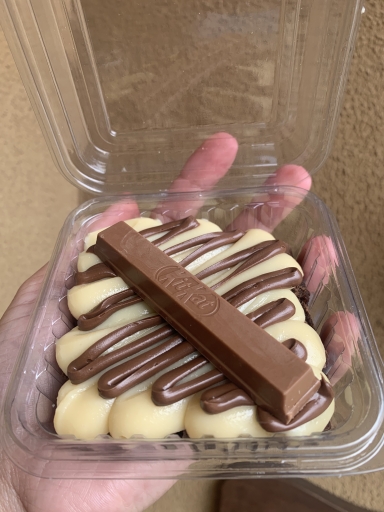 Torta Brownie de Kit Kat C/ Nutella