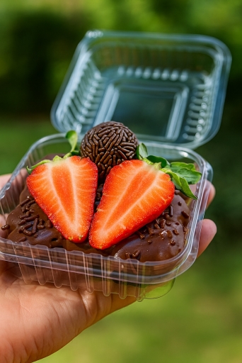 Torta Brownie de Brigadeiro