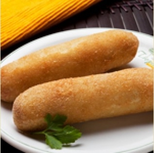 Enroladinho Frito de Presunto e Queijo