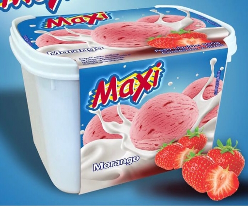 Sorvete Morango - 1,5 Litro