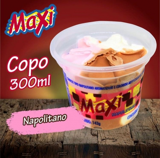 Sorvete Napolitano - 300ML