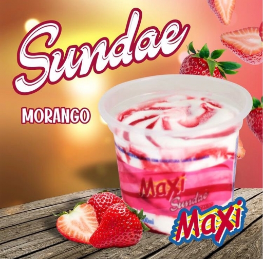 Sundae Morango - 300ML