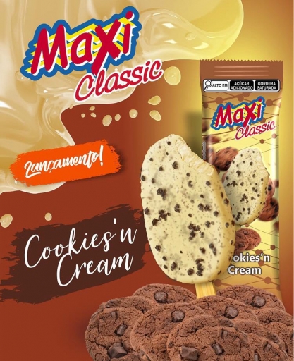 Picolé Cookiesn Cream