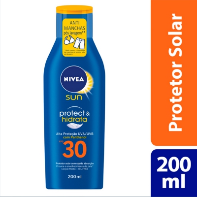 Protetor Solar Nivea Sun Fps30 Protect e Hidrata 200ML