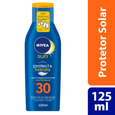 Protetor Solar Nivea Sun Fps30 Protect e Hidrata 125ML