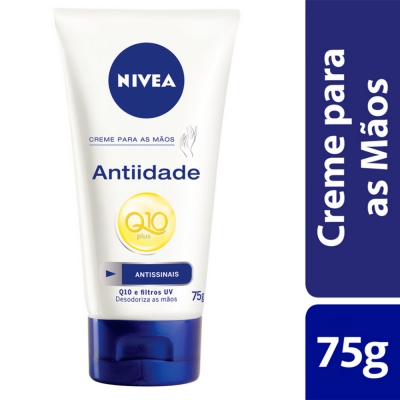 Creme Para Mãos Nivea Q10 Plus 3 Em 1 Anti Idade 75G
