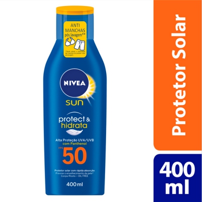 Protetor Solar Nivea Sun Fps50 Protect e Hidrata 400ML
