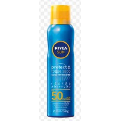Protetor Solar Nivea Sun Fps50 Protect Toque Seco Spray 200M