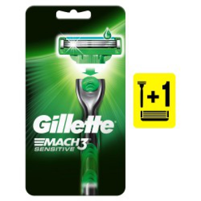 Aparelho de Barbear Gillette Mach3 Sensitive 1Un