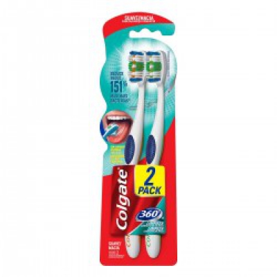 Escova Dental Colgate 360 Compacta Macia Leve2Un Pague1Un