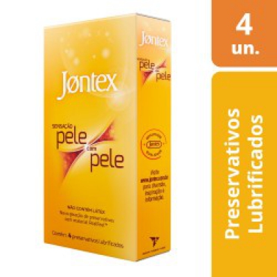 Preservativo Jontex Sensação Pele Com Pele 4Un