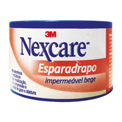 Esparadrapo 3M Nexcare Impermeável Bege 2,5Cm X 90Cm