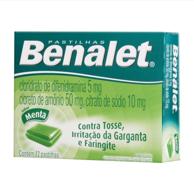 Benalet Pastilha 12Un Menta