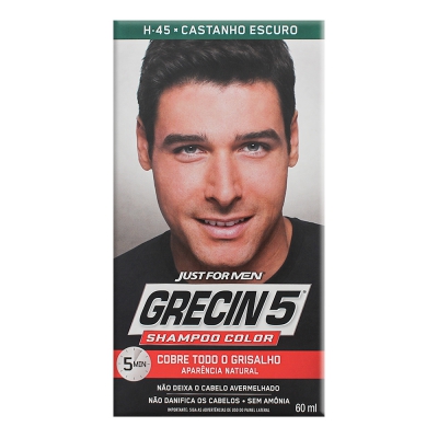 Grecin 5 Homem Castanho Escuro