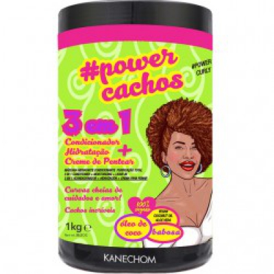 Creme de Tratamento Kanechom 3 Em 1 Power Cachos 1KG