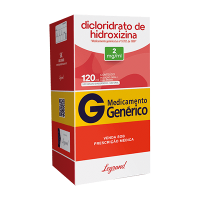 Hidroxizina 2Mg/ml Sol Oral 120ML Gen.legrand
