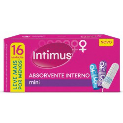 Absorvente Interno Intimus Mini 16Un