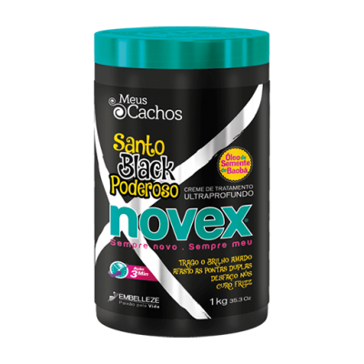 Creme de Tratamento Novex Santo Black Poderoso 1KG