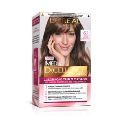 Tintura Loreal Imedia 6.1 Louro Escuro Acinzentado