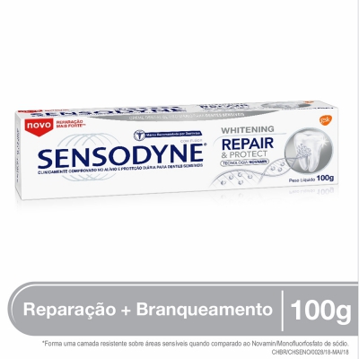 Creme Dental Sensodyne Repair Protect Whitening 100G
