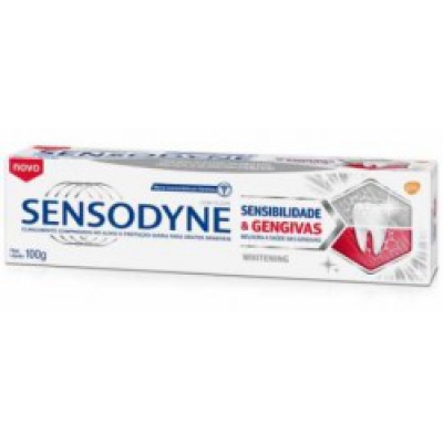 Creme Dental Sensodyne Sensibilidade e Gengivas Whitening 10