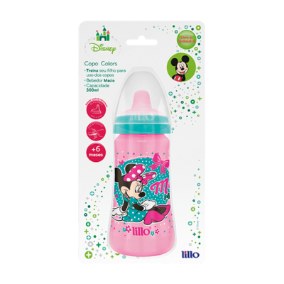 Copo Lillo Disney Minie Rosa 300ML Ref305031