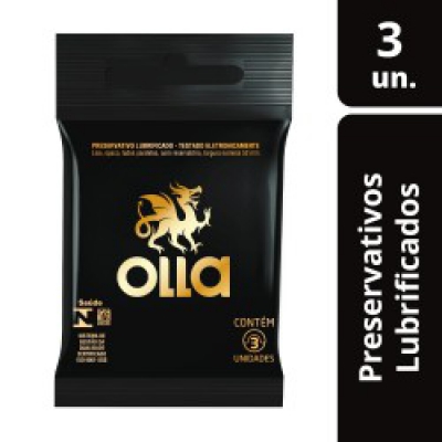 Preservativo Olla Lubrificado 3Un