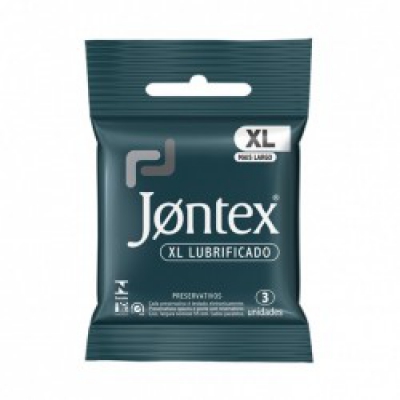 Preservativo Jontex Xl Lubrificado 3Un