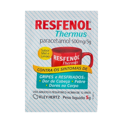 Resfenol Thermus Chá Antigripal Sabor Mel e Limão 5G (F)