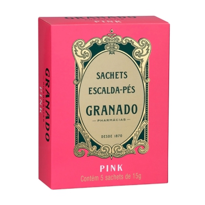 Sachê Escalda Pés Pink Granado 5 X 15G