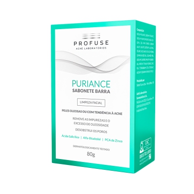 Profuse Puriance Sabonete Limpeza Facial 80G