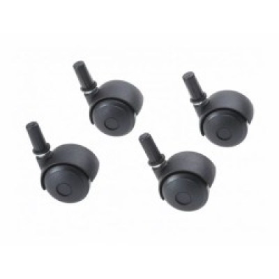 Rodizio de Carrinho Preto 4Un