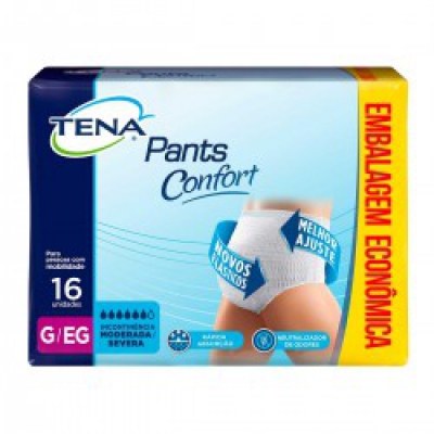 Roupa Íntima Tena Pants Confort G/eg 16Un