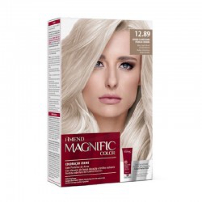 Tintura Amend Magnific Color 12.89 Louro Claríssrimo Pérola
