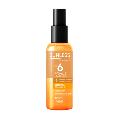 Bronzeador Sunless Cenoura Fps6 120ML