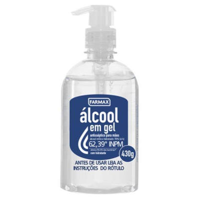 Álcool Gel 70% Farmax Neutro 430G