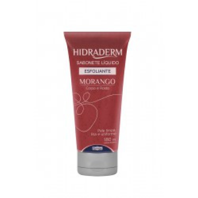 Sabonete Líquido Farmax Hidraderm Esfoliante Morango 180ML