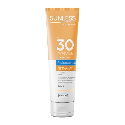 Protetor Solar Farmax Sunless F Fps30 Com Repelente 120G