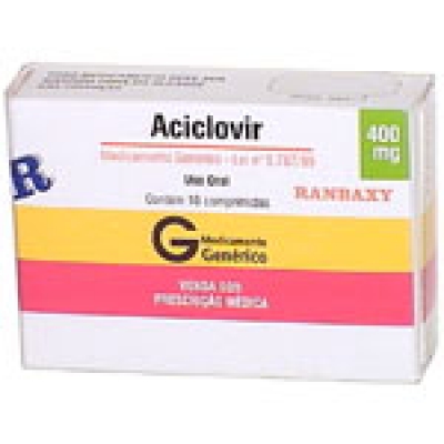 Aciclovir 400Mg 10Cpr Gen.ranbaxy