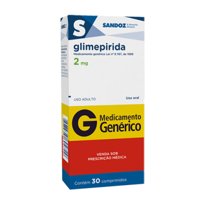 Glimepirida 2Mg 30Cpr Gen.sandoz