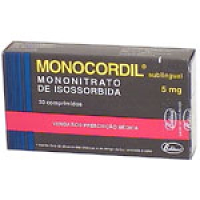 Monocordil Sublingual 5Mg 30Cpr