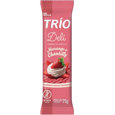 Barra de Cereais Trio Morango Chantilly 20G